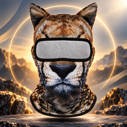 Summer Sun Protection Outdoor Mask 3D Animal Pattern