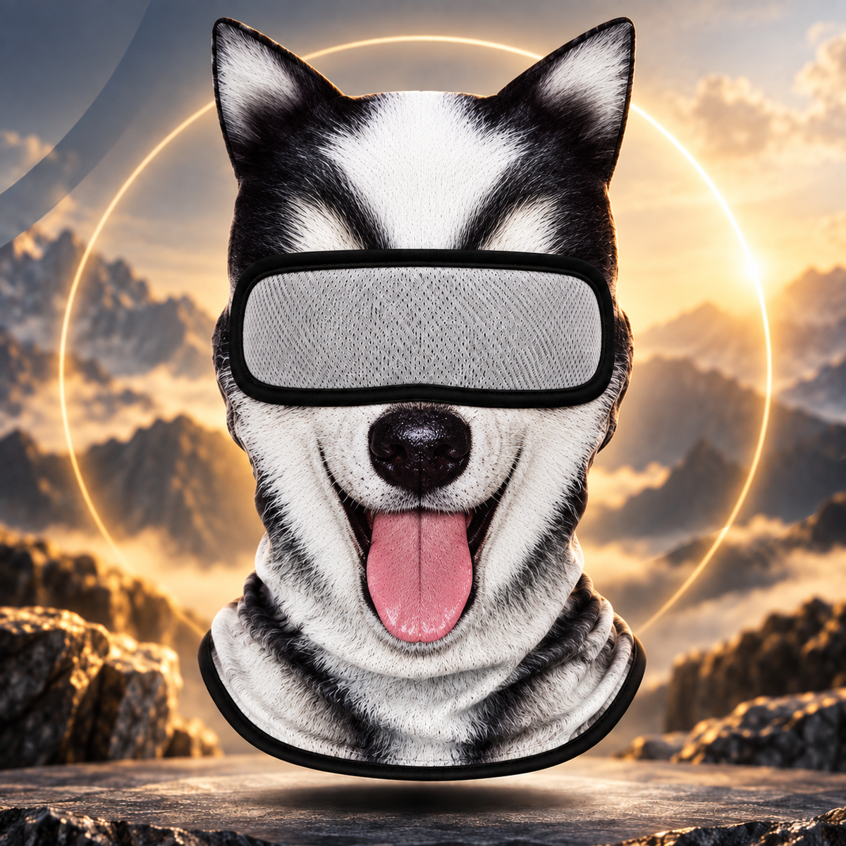 Summer Sun Protection Outdoor Mask 3D Animal Pattern