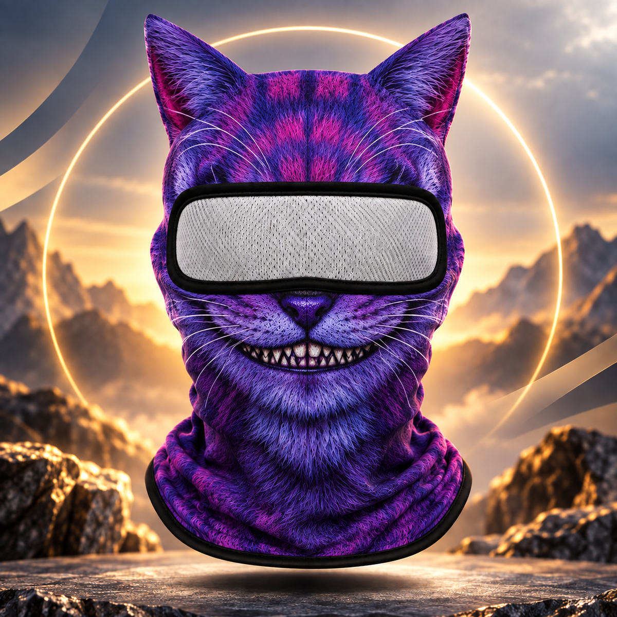 Summer Sun Protection Outdoor Mask 3D Animal Pattern
