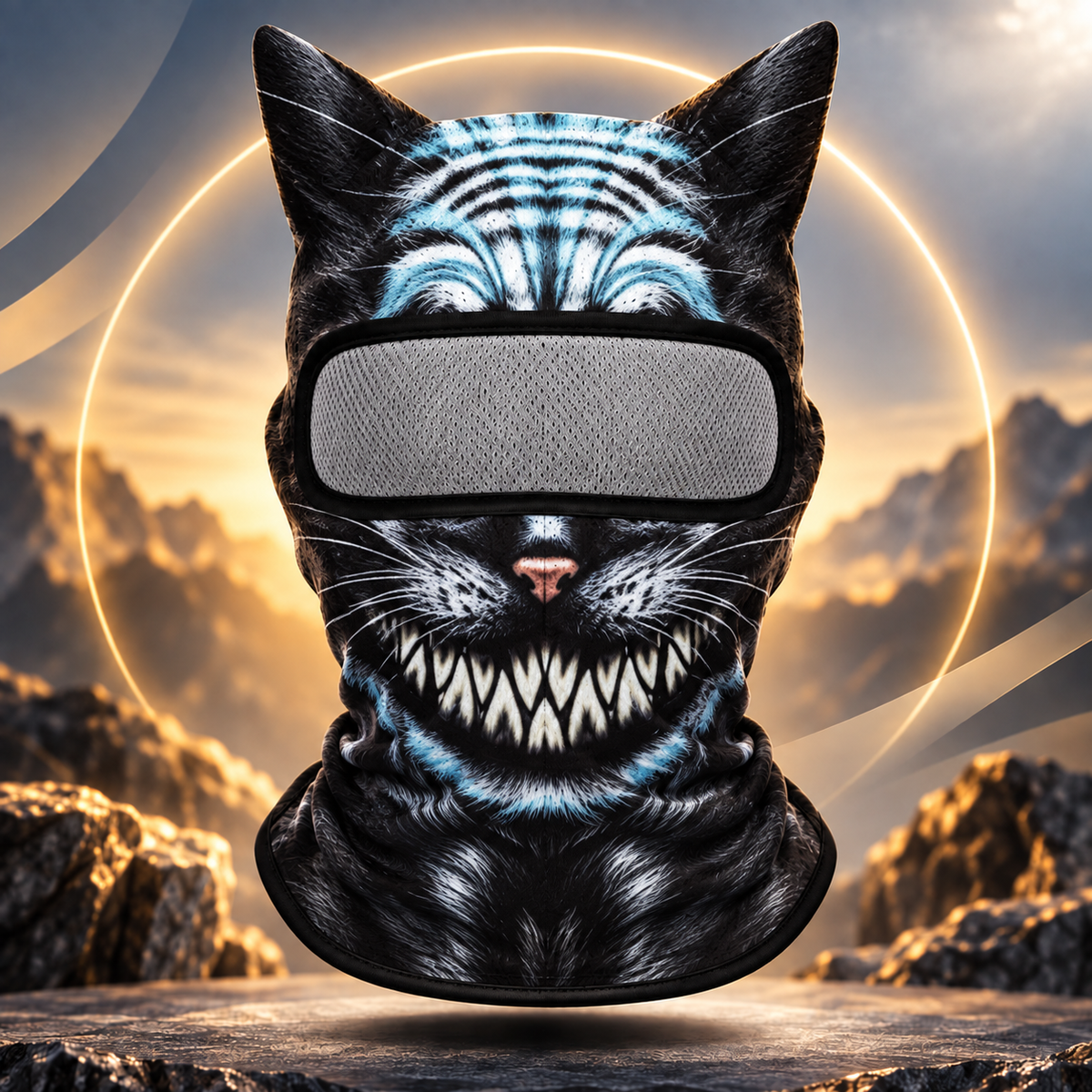 Summer Sun Protection Outdoor Mask 3D Animal Pattern