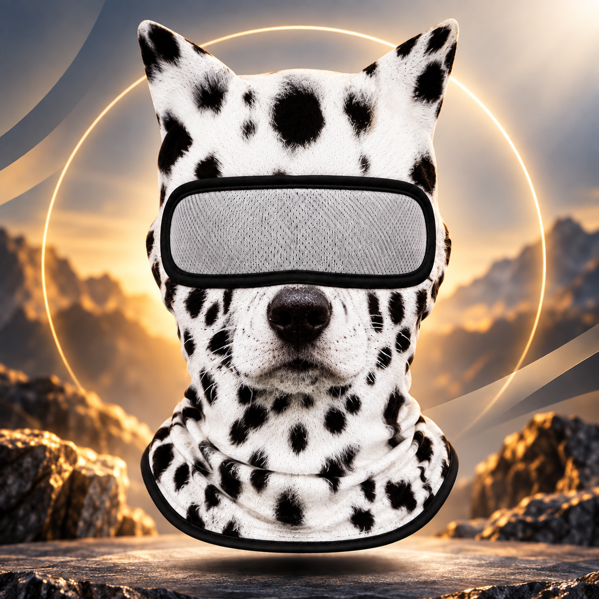 Summer Sun Protection Outdoor Mask 3D Animal Pattern