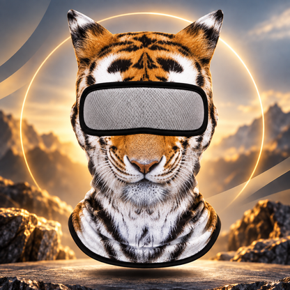Summer Sun Protection Outdoor Mask 3D Animal Pattern