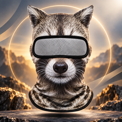 Summer Sun Protection Outdoor Mask 3D Animal Pattern