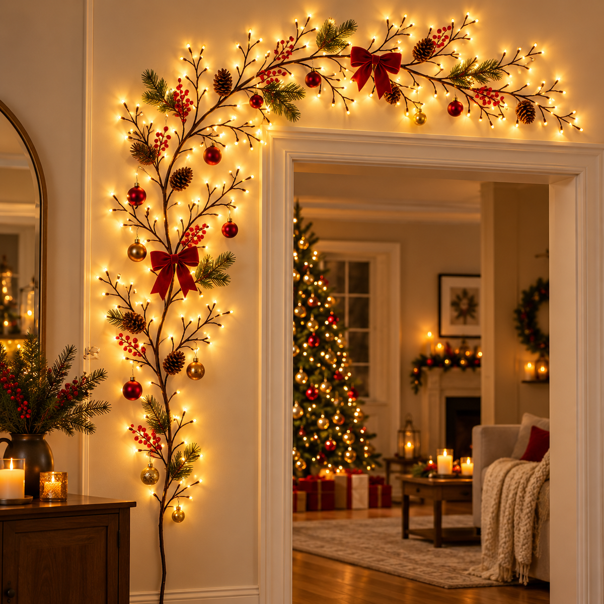 LED Willow Vine Light