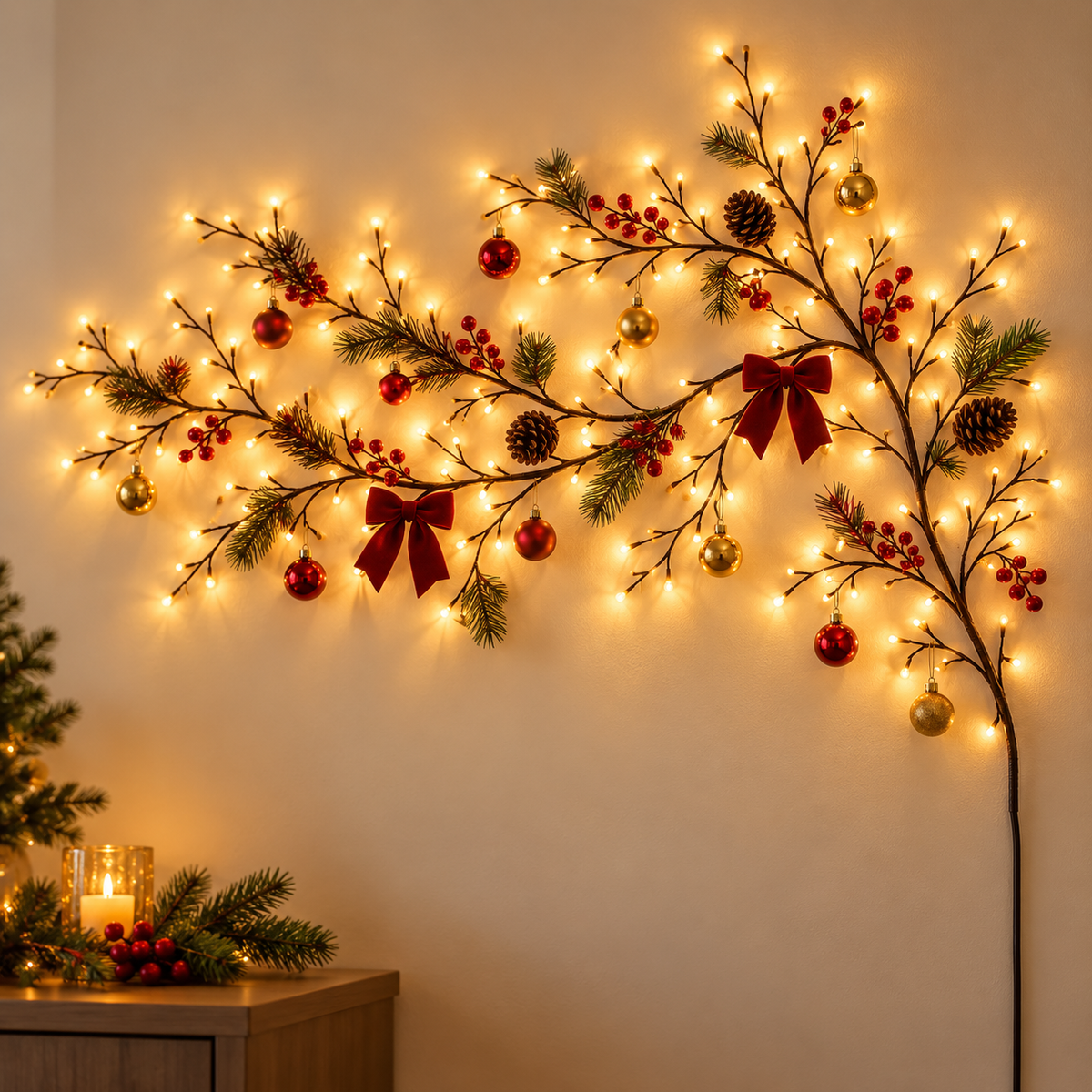 LED Willow Vine Light