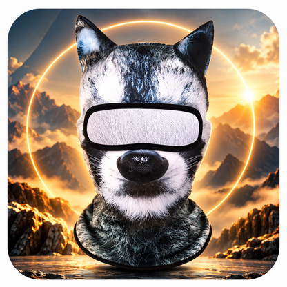 Summer Sun Protection Outdoor Mask 3D Animal Pattern