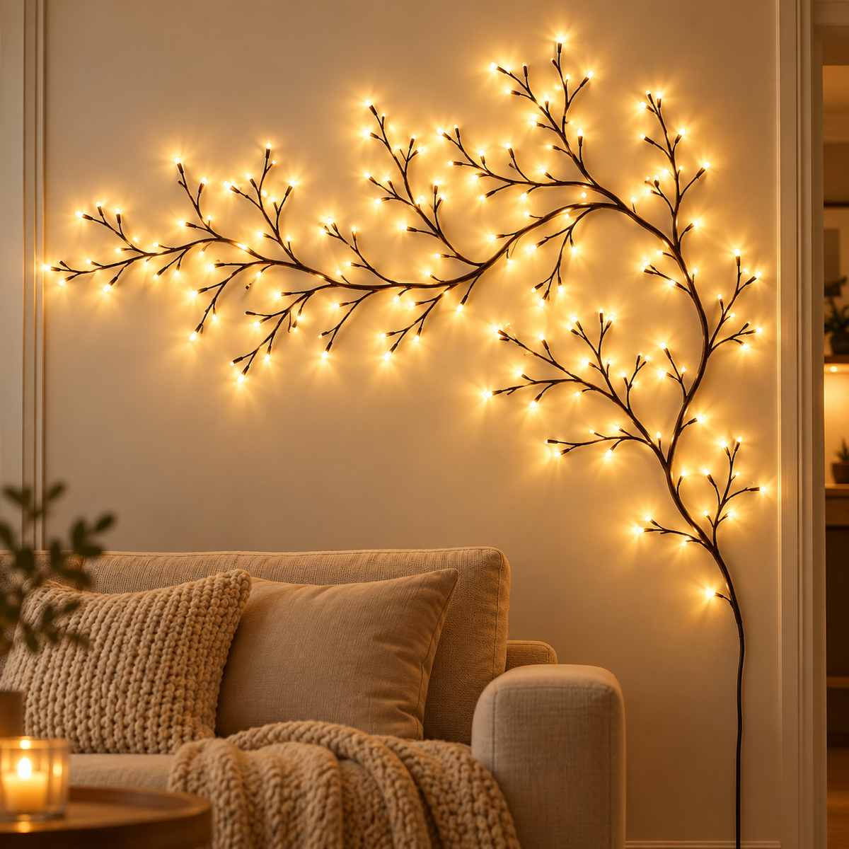 LED Willow Vine Light