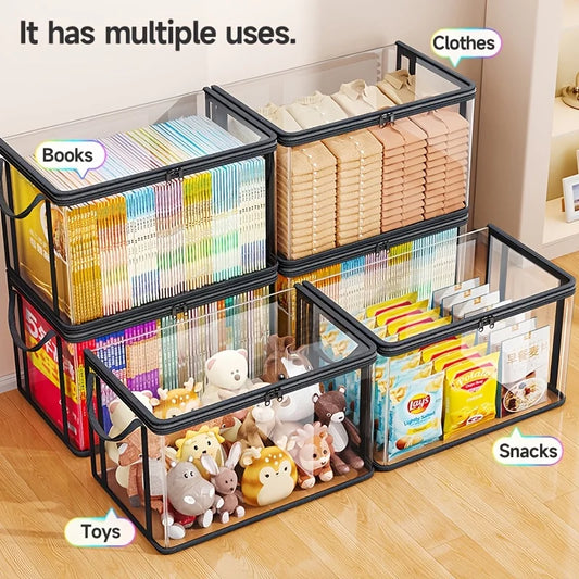 Transparent rectangular organize