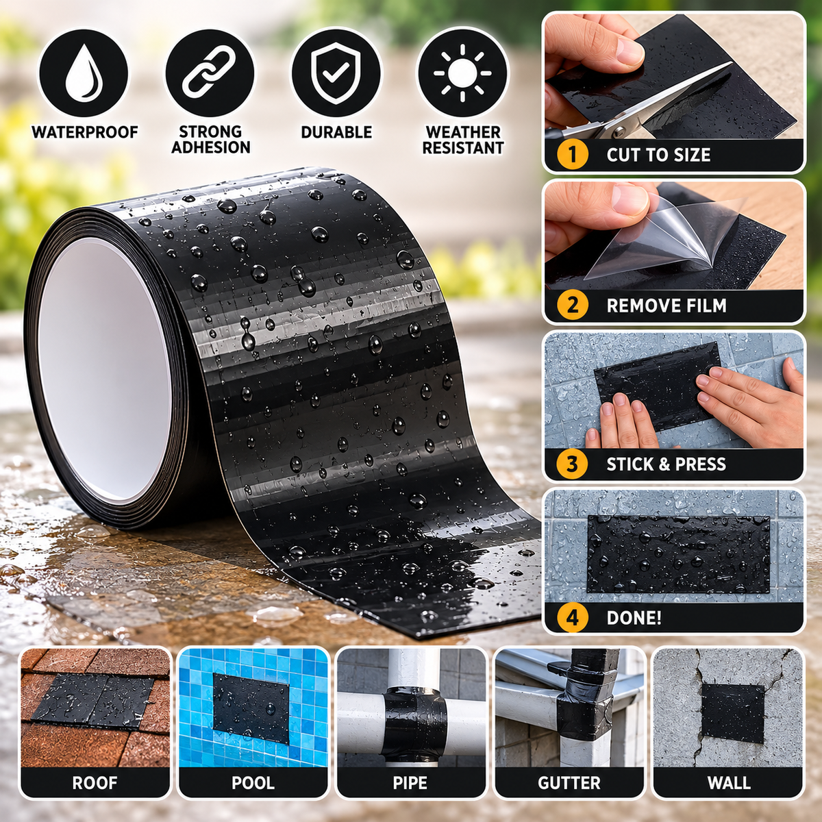 Waterproof Repair Tape